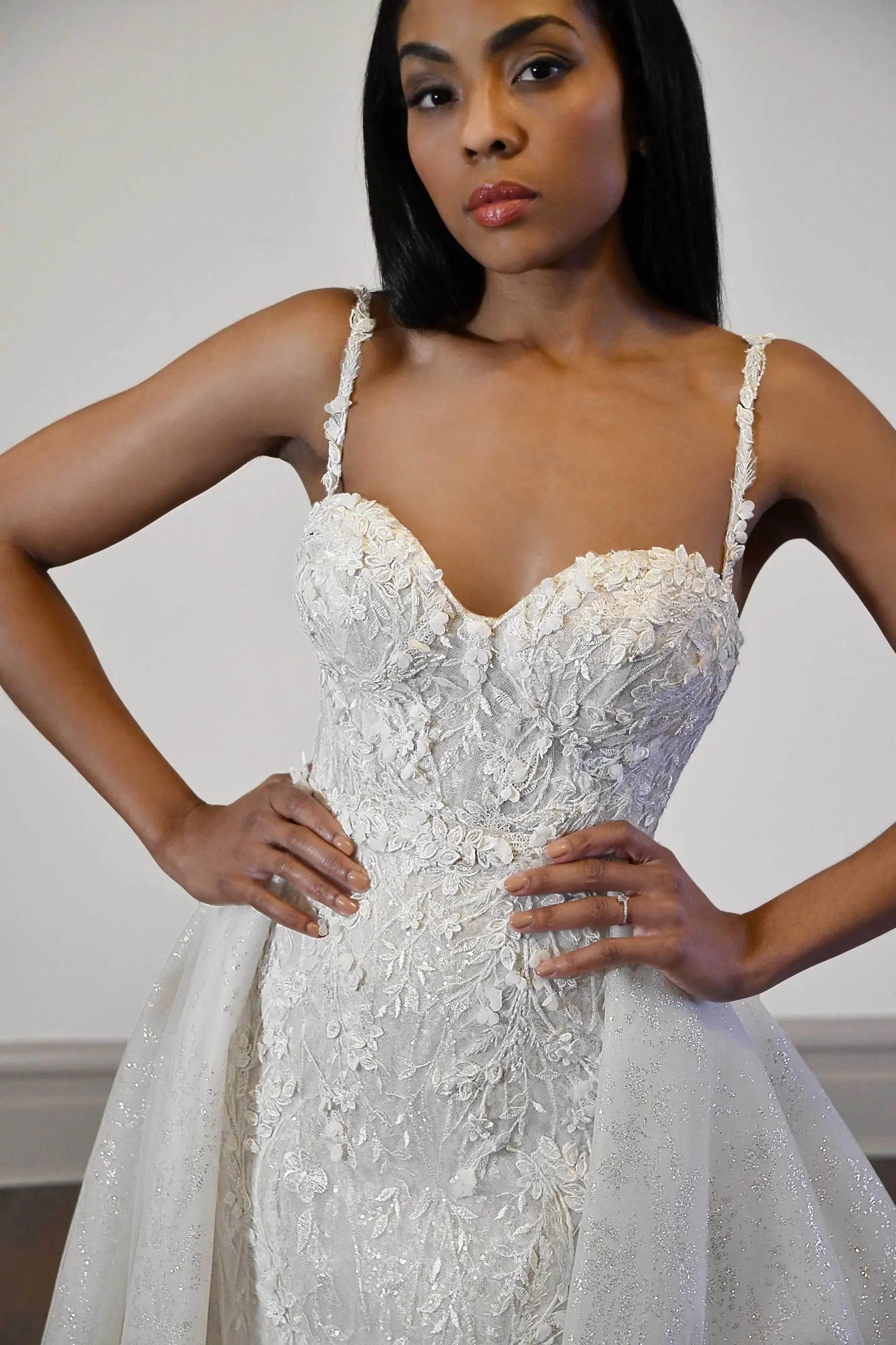 Model wearing a Couture Bridal Gown