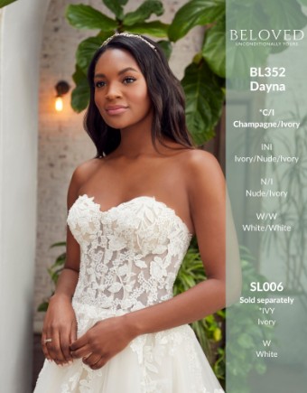 Beloved by Casablanca #BL352 - Dayna #3 default Ivory/Nude/Ivory thumbnail
