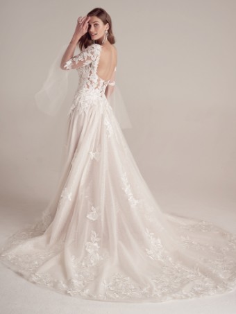 Maggie Sottero #BRITNEY (22MC932A01 - Unlined Bodice, Glitter Tulle 3) #7 thumbnail