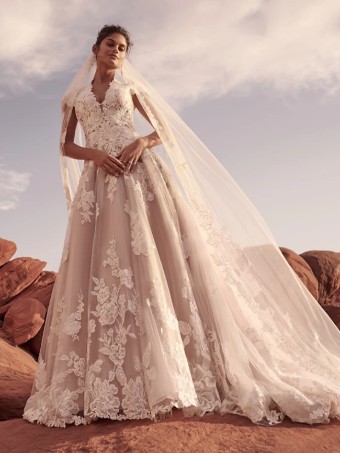 Sottero and Midgley #KINGSLEY (22SC996B11 - Illusion back, long sleeves) #0 default thumbnail
