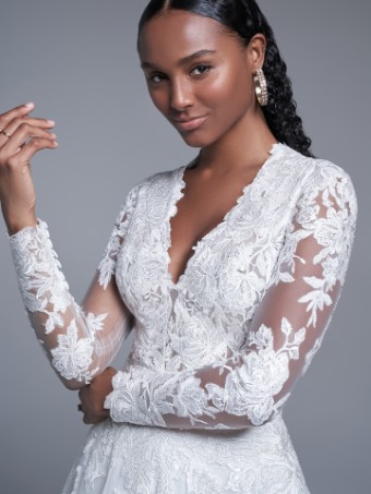 Sottero and Midgley #KINGSLEY (22SC996B11 - Illusion back, long sleeves) #4 thumbnail