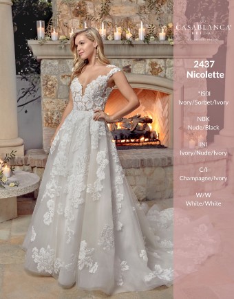 Casablanca Bridal #2437 - Nicolette #1 thumbnail