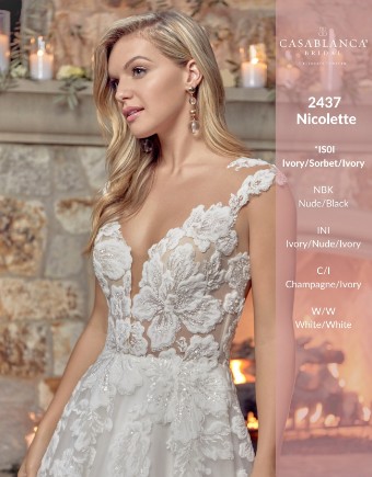 Casablanca Bridal #2437 - Nicolette #2 thumbnail