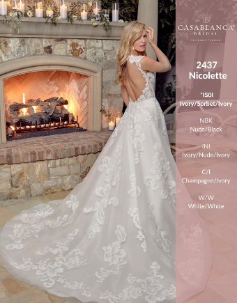 Casablanca Bridal #2437 - Nicolette #3 thumbnail
