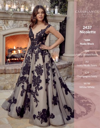 Casablanca Bridal #2437 - Nicolette #4 thumbnail