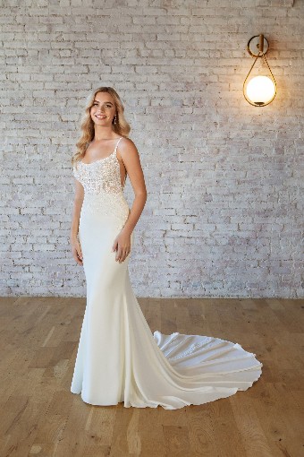 Stella York #7531 #0 default (PI-PL) Pure Ivory Gown w Porcelain Tulle Illusion thumbnail