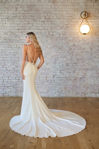 Stella York #7531 #1 (PI-PL) Pure Ivory Gown w Porcelain Tulle Illusion thumbnail