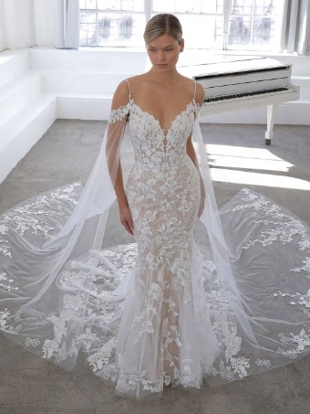 Blue by Enzoani #Nadia - D #0 Ivory over Nude thumbnail