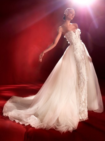 Pronovias #Yoshida - Dress only #0 Off White/Nude thumbnail
