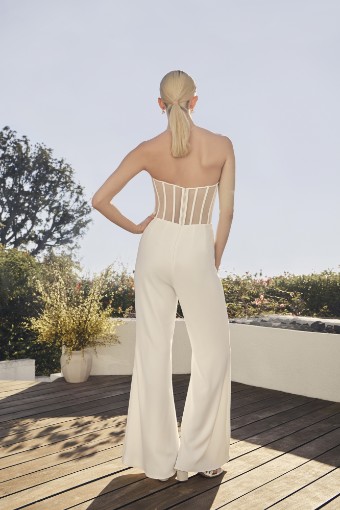 Casablanca Bridal LeBlanc #LE133FB #1 Ivory/Ivory thumbnail