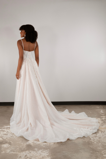 Essense of Australia #D3812 #1 (IV-IV) Ivory Lace Tulle and Regal Organza over Ivory Gown thumbnail