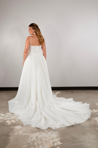 Essense of Australia #D3812 #4 (IV-IV) Ivory Lace Tulle and Regal Organza over Ivory Gown thumbnail