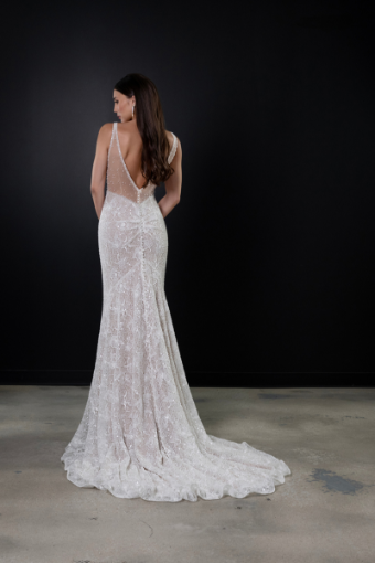 Martina Liana #1697 #1 (IVIV-PL) Ivory Lace & Tulle over Ivory Gown w Porcelain Tulle Illusion thumbnail