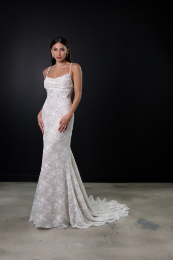 Martina Liana #1697 #0 (IVIV-PL) Ivory Lace & Tulle over Ivory Gown w Porcelain Tulle Illusion thumbnail