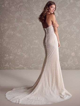 Maggie Sottero #DREW MARIE (23MB724B01) #2 Ivory (gown with Ivory Illusion) thumbnail