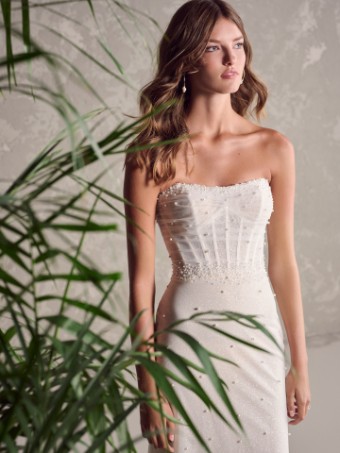 Maggie Sottero #DREW MARIE (23MB724B01) #0 Ivory (gown with Ivory Illusion) thumbnail