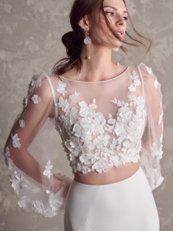 Maggie Sottero #ARIANA (24MW248A01 - Two-piece) #4 Ivory thumbnail