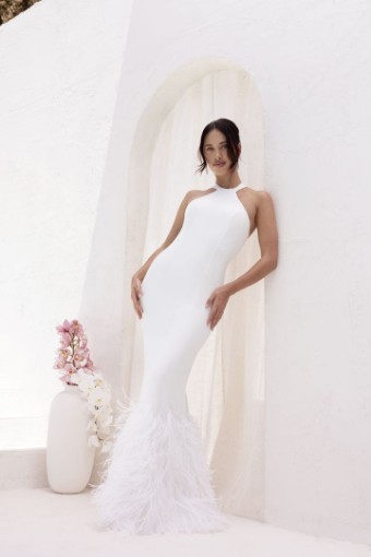 Casablanca Bridal LeBlanc #LE139 VOULA #0 Ivory/Nude/Ivory thumbnail