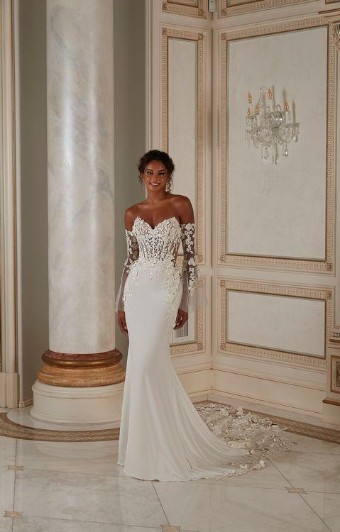 Morilee #2615L - Padma #0 Ivory/Ivory thumbnail
