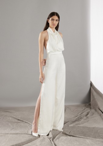 Pronovias #Tenley Jumpsuit #0 default Off White thumbnail