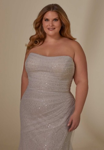 Morilee #3393 Lyrica #4 Ivory thumbnail