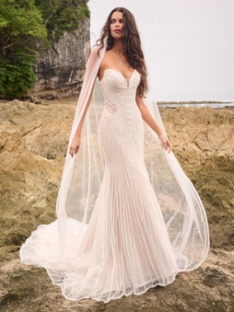 Sottero and Midgley #IRAVATI (24SB145A01 - Illusion sides) #0 Ivory over Nude (gown with Natural Illusion) thumbnail