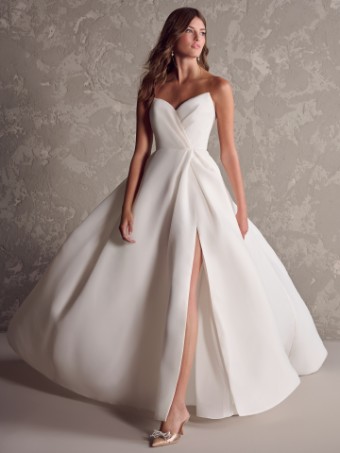 Maggie Sottero #NISHA (24MS214A01) #0 default Diamond White (gown with Natural Illusion) thumbnail