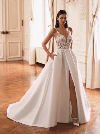 Elysee By Enzoani #Fiori #0 Ivory/Nude thumbnail