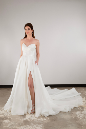 Essense of Australia #D3941 - Lux Organza #2 default (IV-IV) IVORY LUXE ORGANZA OVER IVORY GOWN thumbnail