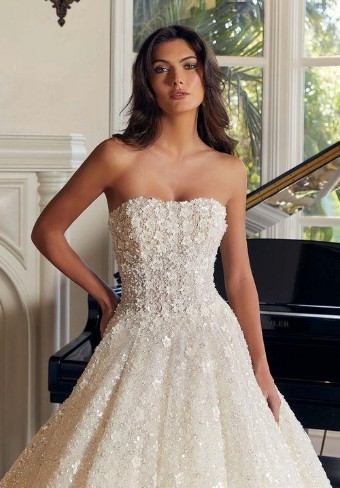 Morilee #1370 #1 Ivory/Honey thumbnail