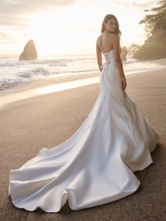 Sottero and Midgley #JASPER (24SC205B01) #2 All Ivory (gown with Ivory Illusion) thumbnail