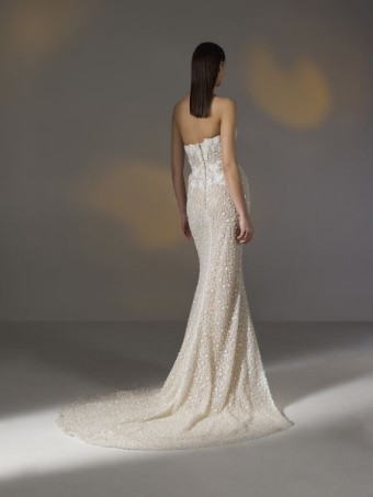 Pronovias #Amya  - Unlined Dress & Overskirt #3 Off White thumbnail