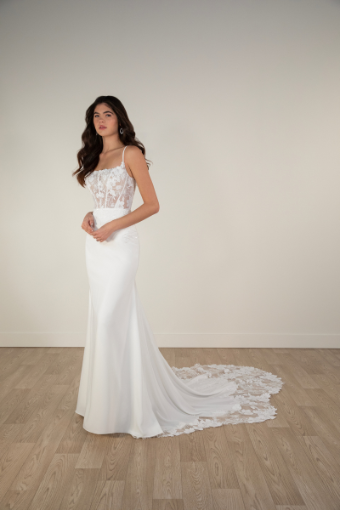 Stella York #7868 #0 default (IV-PI) IVORY LACE OVER PURE IVORY GOWN thumbnail