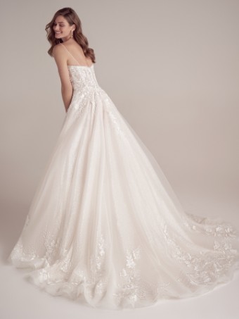 Maggie Sottero #CASEY (22MC926A01 - Unlined Bodice, Glitter Tulle 3) #3 Ivory thumbnail
