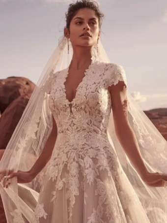 Sottero and Midgley #KINGSLEY (22SC996B11 - Illusion back, long sleeves) #1 thumbnail