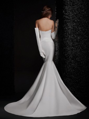 Vera Wang Bride #Lucille - Eco Mikado #1 Off White thumbnail