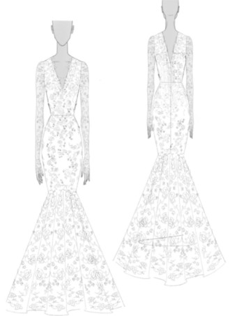 Vera Wang Bride #Frania - Dress Only #3 Off White thumbnail