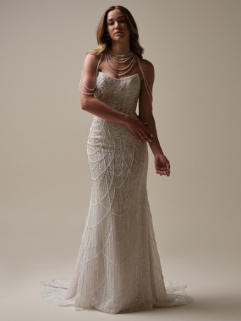 Sottero and Midgley #CONSTANCE (25SS348A01) #0 Ivory/Silver Accent over Soft Nude (gown with Natural Illusion) thumbnail