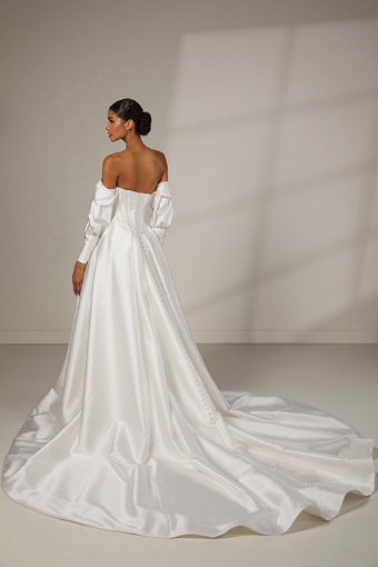Martina Liana Luxe #LE1391 - Dress Only #1 Silk Ivory thumbnail