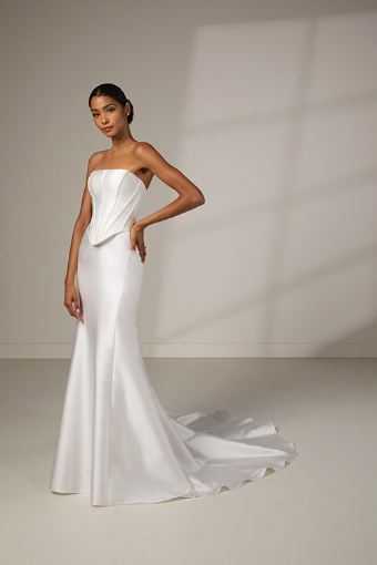 Martina Liana Luxe #LE1391 - Dress Only #0 Silk Ivory thumbnail