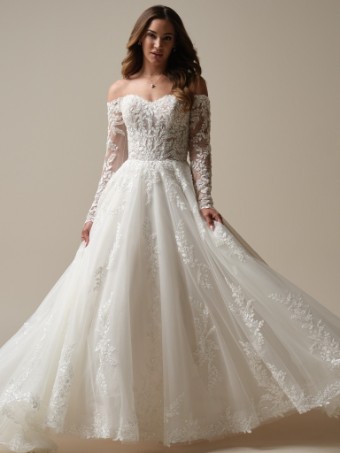 Maggie Sottero #RITA (25MZ359A01) #2 All Ivory (gown with Ivory Illusion) thumbnail