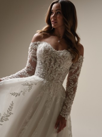 Maggie Sottero #RITA (25MZ359A01) #1 All Ivory (gown with Ivory Illusion) thumbnail