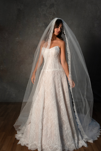 Essense of Australia #D4462 #2 (IV-IV) IVORY LACE TULLE AND ROYAL ORGANZA OVER IVORY GOWN thumbnail