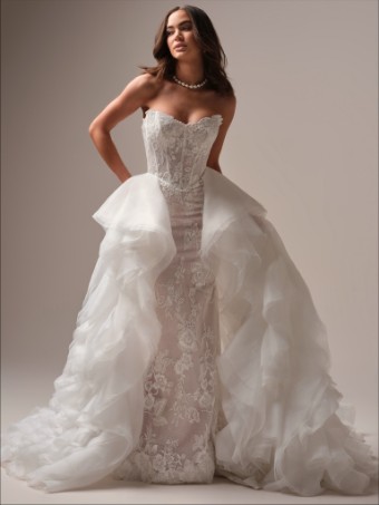 Maggie Sottero #MEREDITH (25MB870A01) #0 default All Ivory (gown with Ivory Illusion) thumbnail