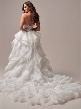 Maggie Sottero #MEREDITH (25MB870A01) #3 All Ivory (gown with Ivory Illusion) thumbnail
