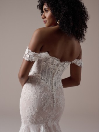 Maggie Sottero #TAKERA (25MB941A02 ) #3 All Ivory (gown with Ivory Illusion) thumbnail