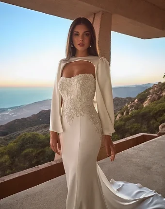 Casablanca Bridal #2611 #1 Diamond White/Silver thumbnail