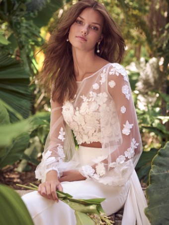 Maggie Sottero #ARIANA (24MW248A01) #0 Ivory thumbnail