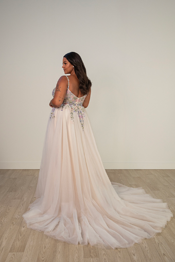 Stella York #8063 #4 Blue/Blush/Almond thumbnail