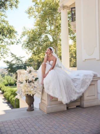 Sottero and Midgley #ZULANI (26SS471A01 ) #2 All Ivory (gown with Ivory Illusion) thumbnail